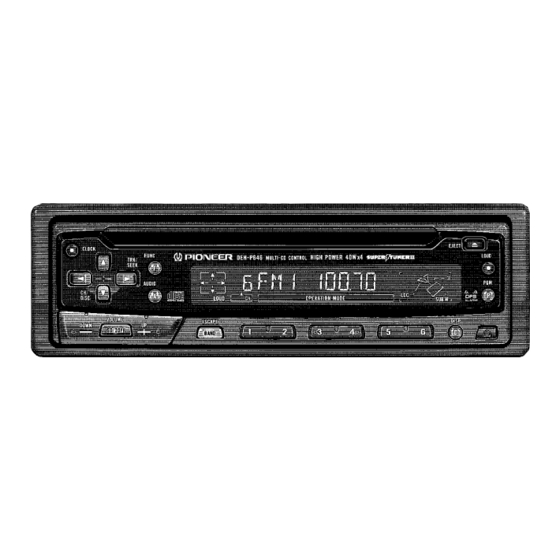 Pioneer DEH-546 Ser