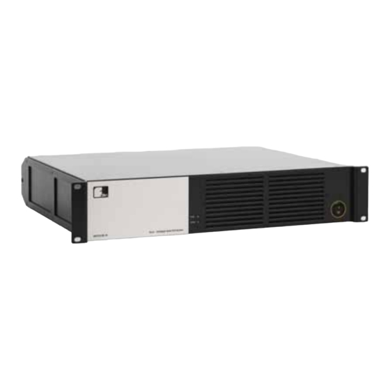 User Manuals: Fohhn AM-50 Matrix DSP Amplifier