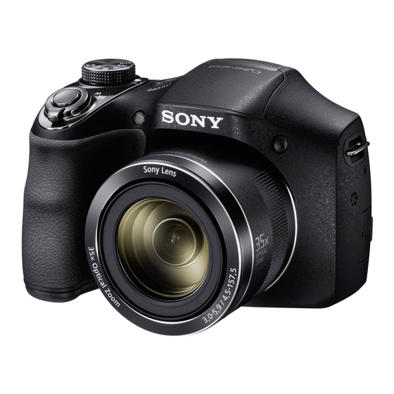 Sony Cyber-shot DSC-H300 Instruction Manual