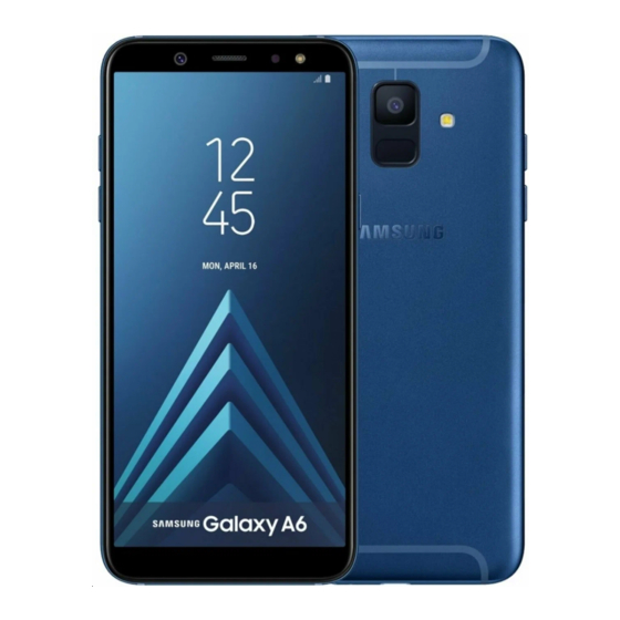 Samsung Galaxy A6 Quick Start Manual