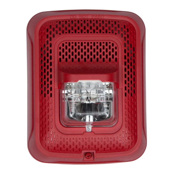 System Sensor SPSRL Installation And Maintenance Instructions