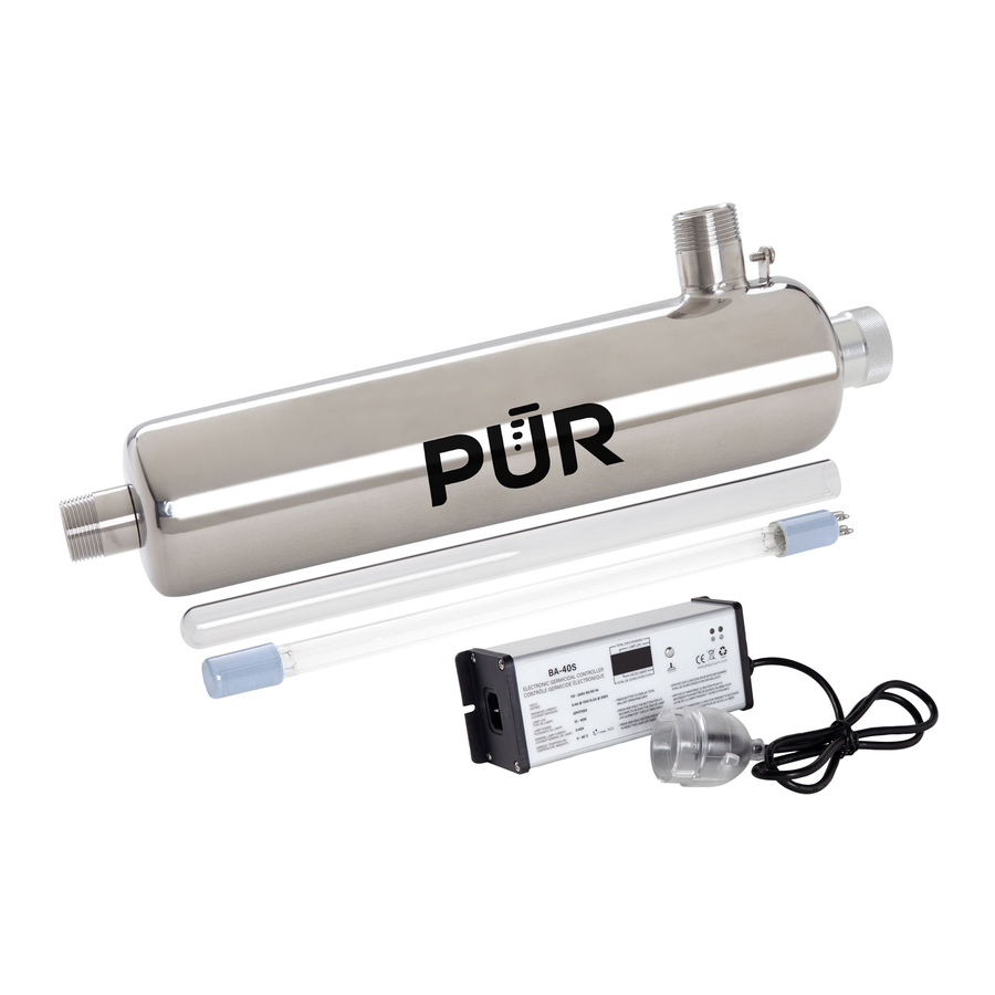 PUR PUV15S Owner's Manual