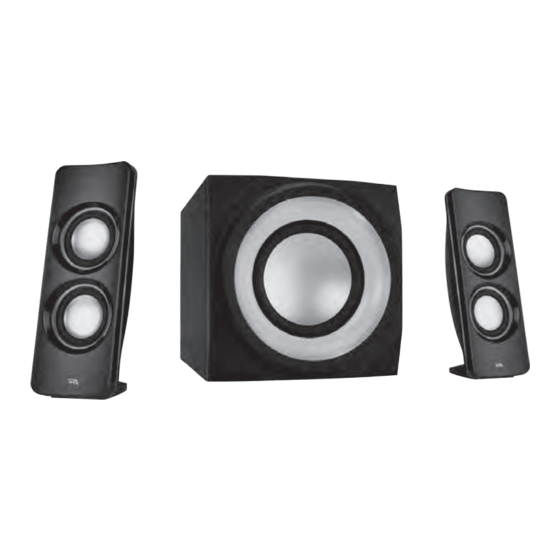 Cyber Acoustics CA-SP34BT Owner's Manual