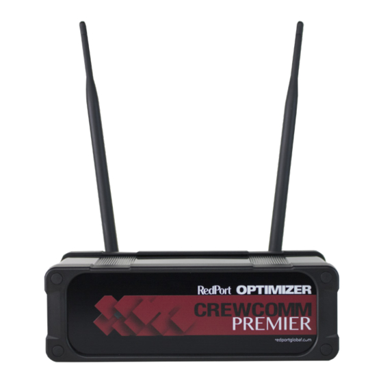 RedPort SMSGlobal Optimizer CrewComm Premier Quickstart Manual And Setup Manual