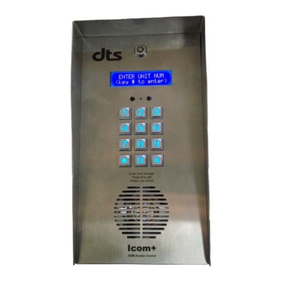 DTS Icom1000 User Instruction Manual