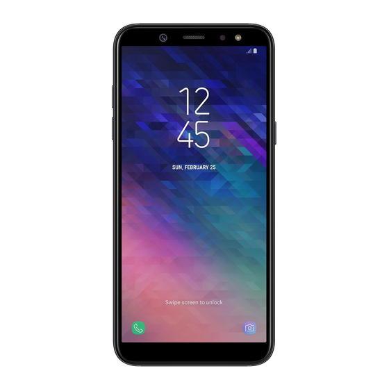 Samsung Galaxy A6 User Manual