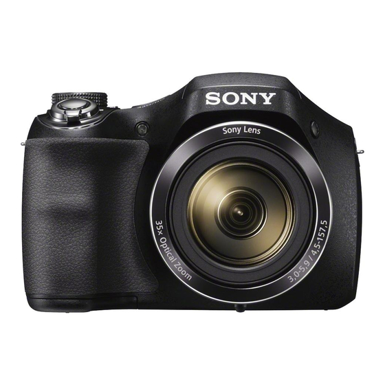 Sony Cyber-Shot DSC-H300 User Manual