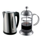Exido Cord Free Electrical Kettle and Press Coffee Maker 245-059 Specifications
