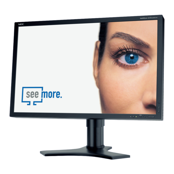 NEC SpectraView 2690 User Manual