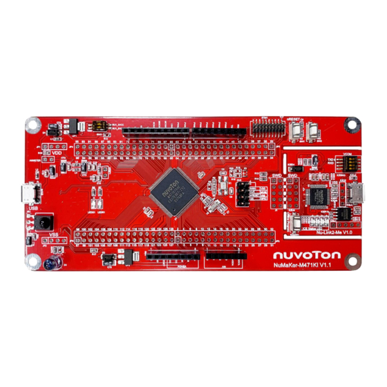 Nuvoton NuMaker-M471KI User Manual