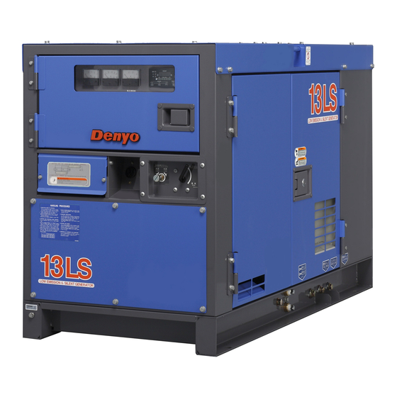 User Manuals: Denyo DCA-13LSK Diesel Generator
