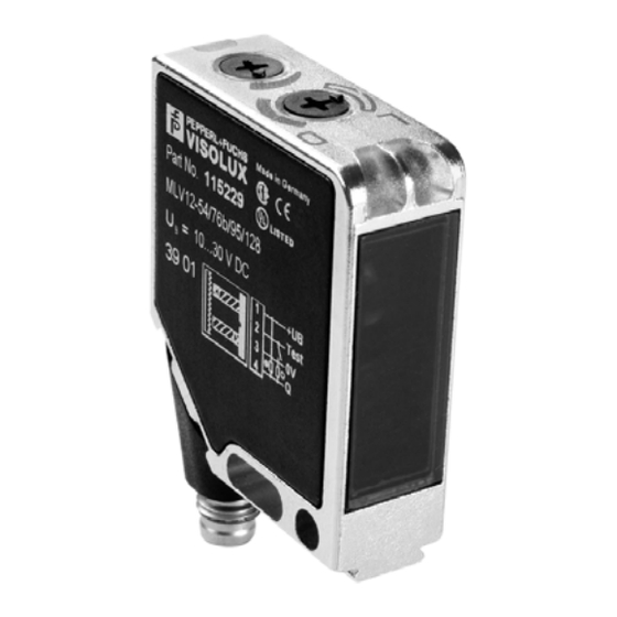 Pepperl+Fuchs MLV12-54-LAS-300/76b/95 Quick Start Manual