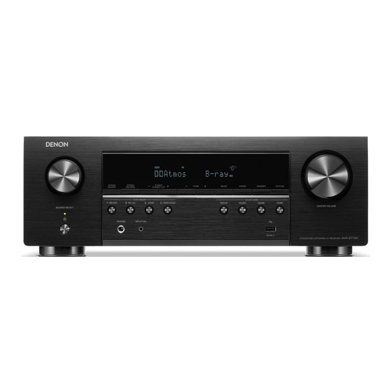 Denon AVR-S770H Quick Start Manual