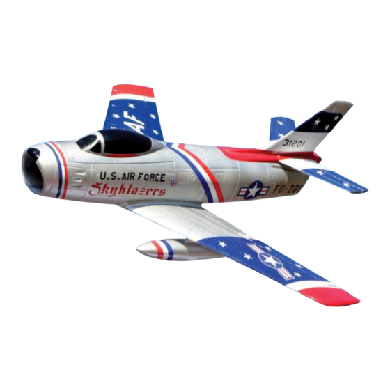 Hobby-Lobby HLI8601 F-86 Sabre Skyblazers Instruction Manual