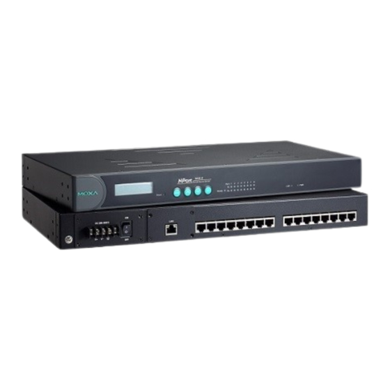 Moxa Technologies NPort 5600 Series Quick Installation Manual