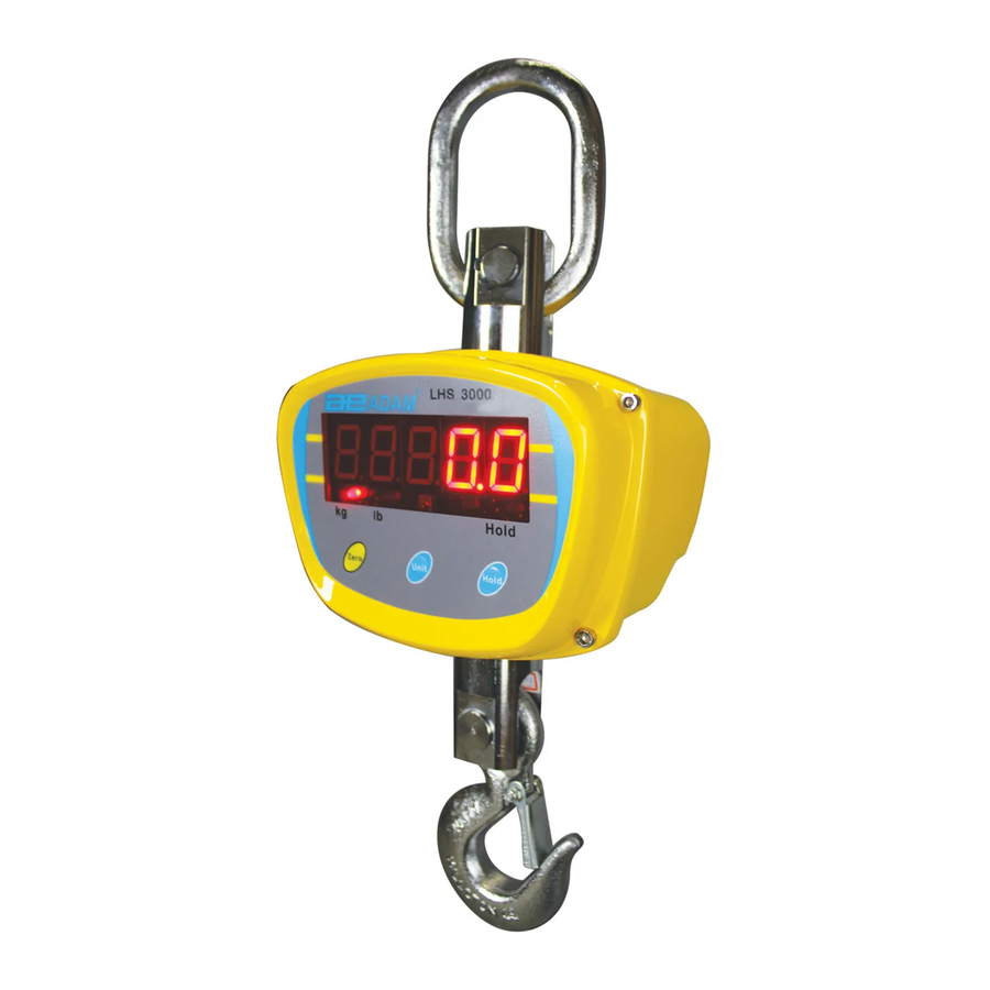 Adam Equipment LHS Series Manual