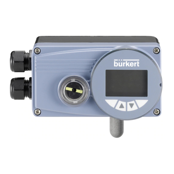 Burkert 8793 Quick Start Manual