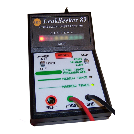 EDS LeakSeeker 89 Operation Manual