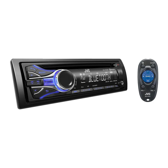 JVC KD-R736BT Instructions Manual
