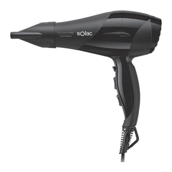 SOLAC SP7170 Instructions For Use Manual