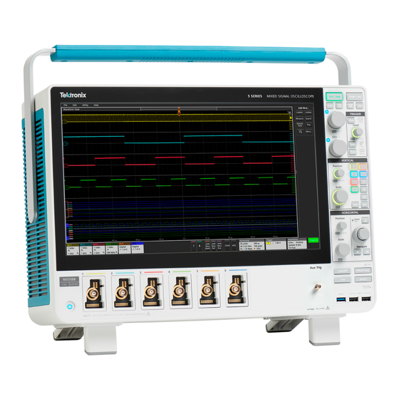 Tektronix MSO56B Quick Start Manual