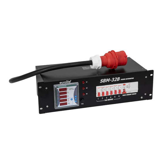 EuroLite SBM-32B User Manual