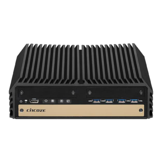 Cincoze DS-1100 Series User Manual