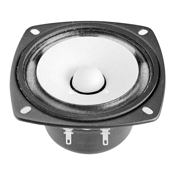 Fostex FE87E Specifications