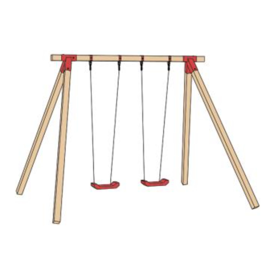 User Manuals: Weka 816.2001.00.00 Double Swing Set