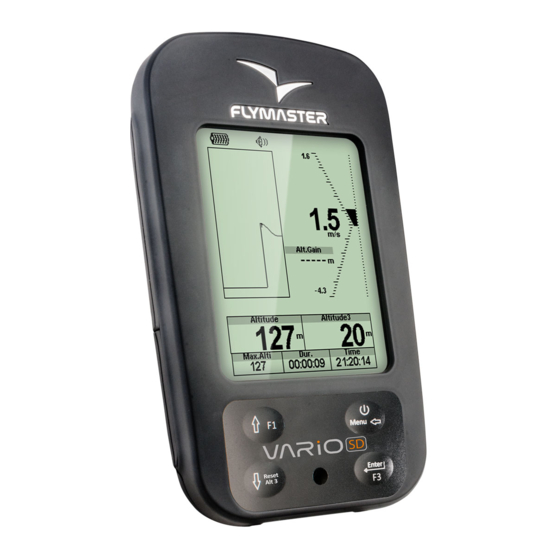 Flymaster Vario SD User Manual