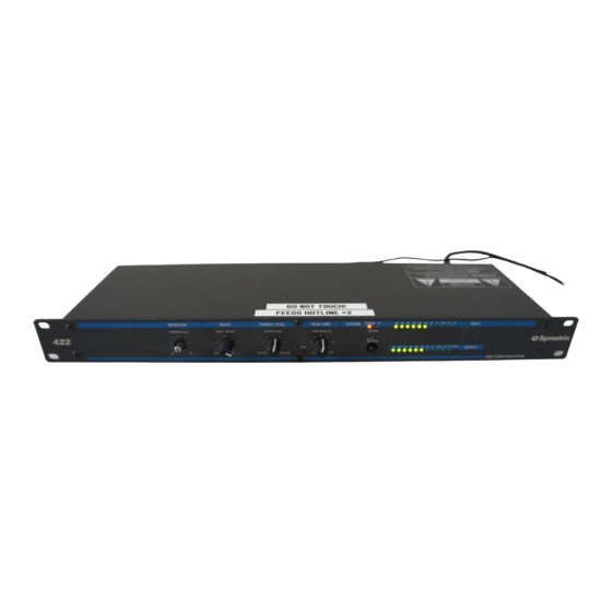 Symetrix 422 User Manual