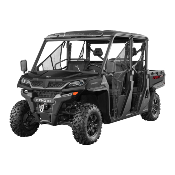 CF MOTO CF1000UZ-2 Owner's Manual