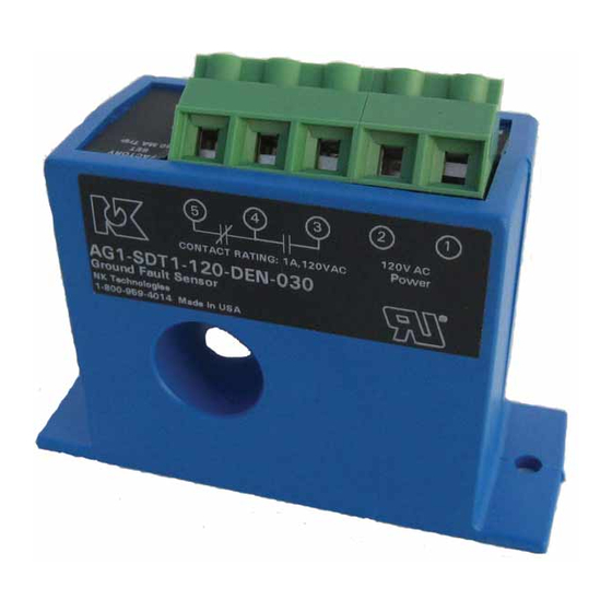 NK TECHNOLOGIES AG1 Series Instructions