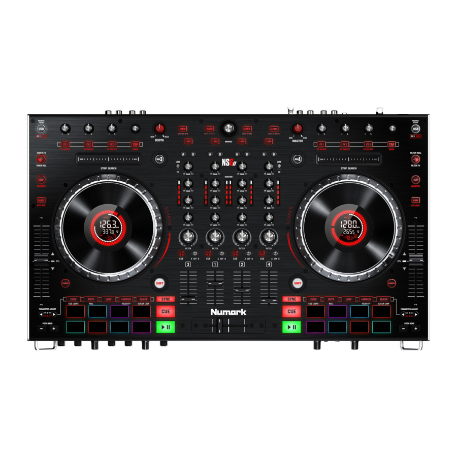 Numark NS6II - DJ Controller Manual