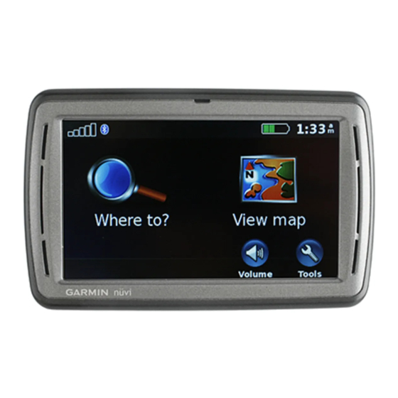 Garmin 800 Owner's Manual