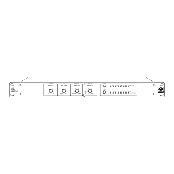 Symetrix 422 User Manual