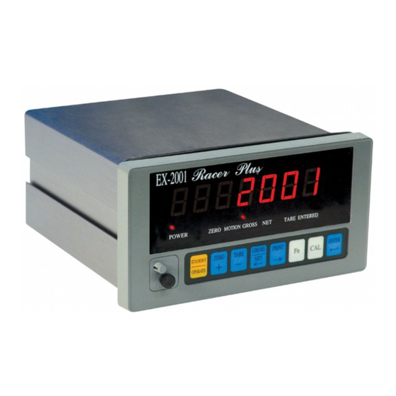 Excell EX-2001 Racer Plus User Instructions