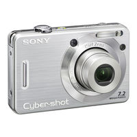 Sony DSC-W55BDL - Cyber-shot Digital Still Camera Instruction Manual