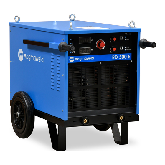 Magmaweld RD 500 E User Manual
