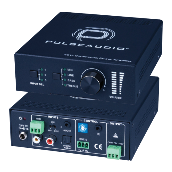 PulseAudio PAV140 Manual