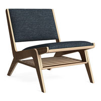 Inside Weather EDGAR LOUNGE CHAIR Manual