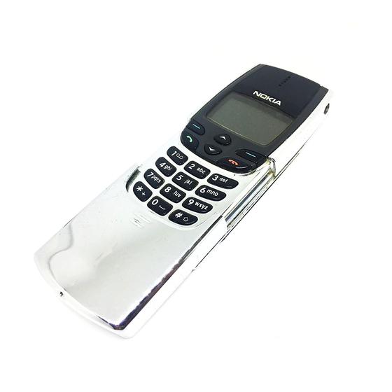 Nokia 8810 Connection Manual