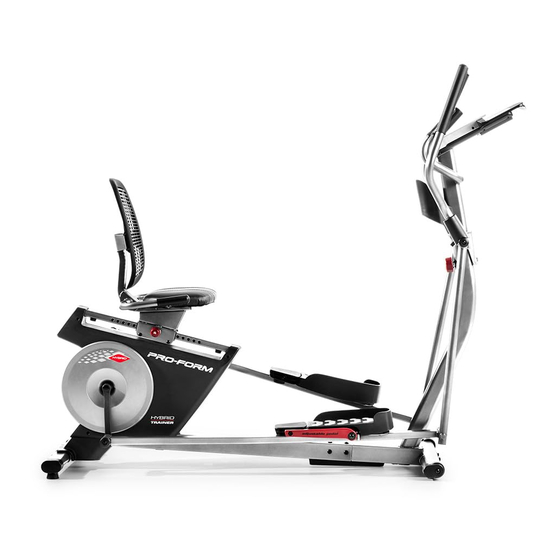 User Manuals: ICON Health & Fitness PFEL03717.0 Trainer