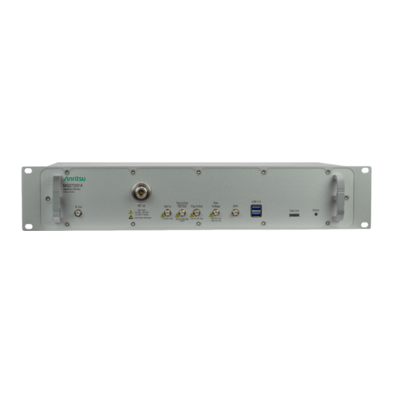 Anritsu MS27201A User Manual