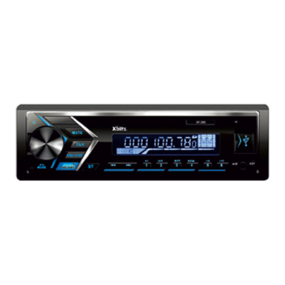 Xblitz RF 200 Manual