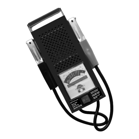 Schumacher Electric BT-100 Owner's Manual