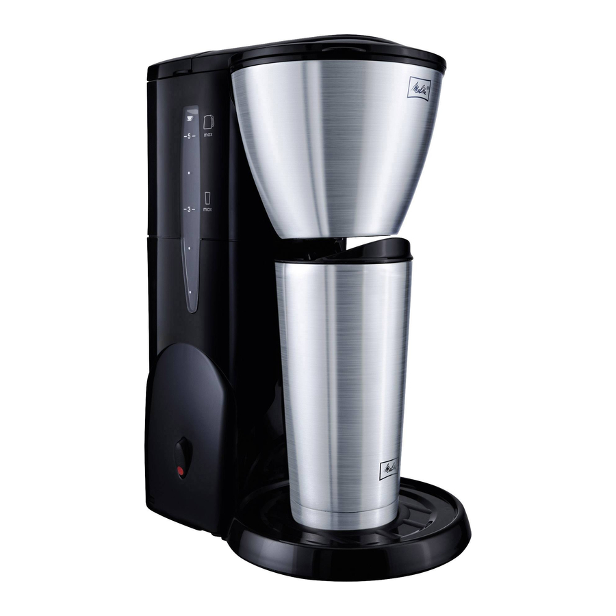 Melitta Single 5 therm Operating Instructions Manual