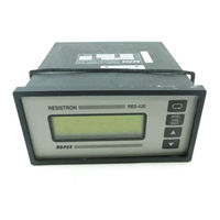 Ropex RESISTRON RES-420 Operating Instructions Manual