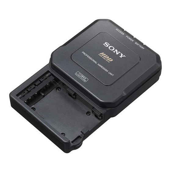 Sony PHU-60K Series Manuals