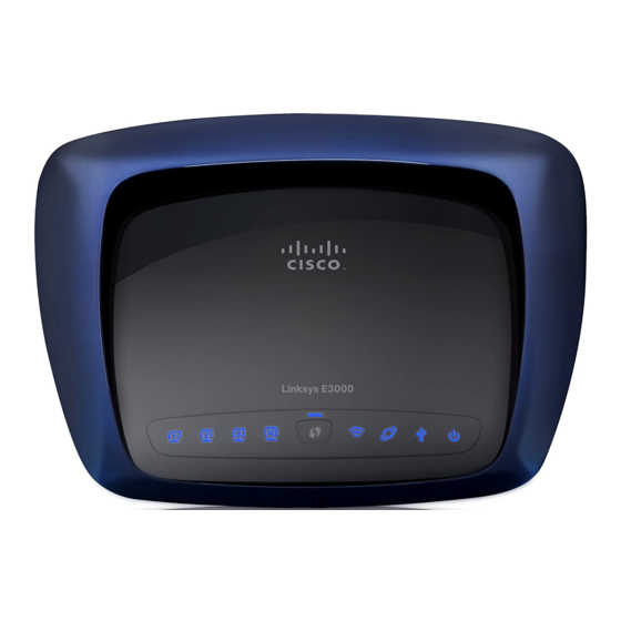 User Manuals: Linksys E3000 Dual-Band Wireless Router